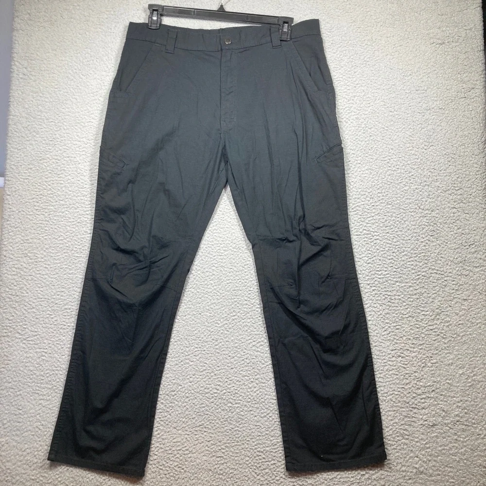 Genuine Dickies Tactical Pant Men 36x30 Black Ripstop Straight Workwear Gorpcore